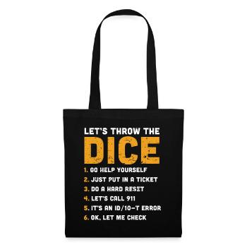 Tech Support Sarcasm - Tote Bag - black - Front