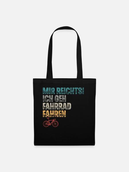 Fahrrad - Stoffbeutel - Schwarz