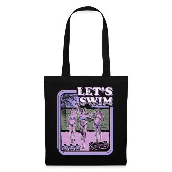 LETS SWIM - BIKINI GIRL - RETRO SUMMER HOLIDAY - Tote Bag - black - Front