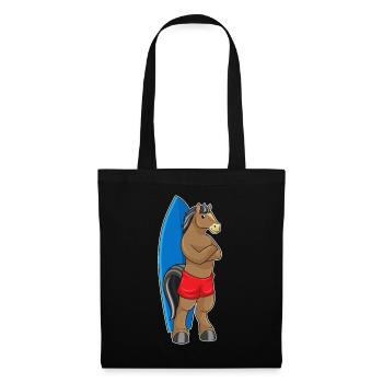 Surf Surf Surf Été - Sac en tissu - noir - Devant