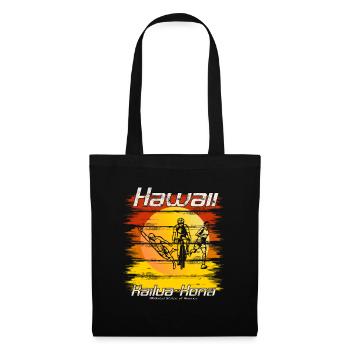 Triathlon Coucher de soleil Kailua Kona Hawaii - Sac en tissu - noir - Devant