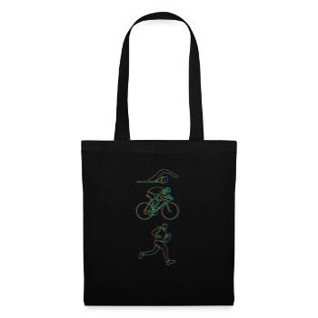 Triathlon Trippy Hamsa - Tote Bag - black - Front