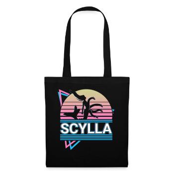 Scylla Skylla Altgriechische Mythologie Retro - Stoffbeutel - Schwarz - Vorne