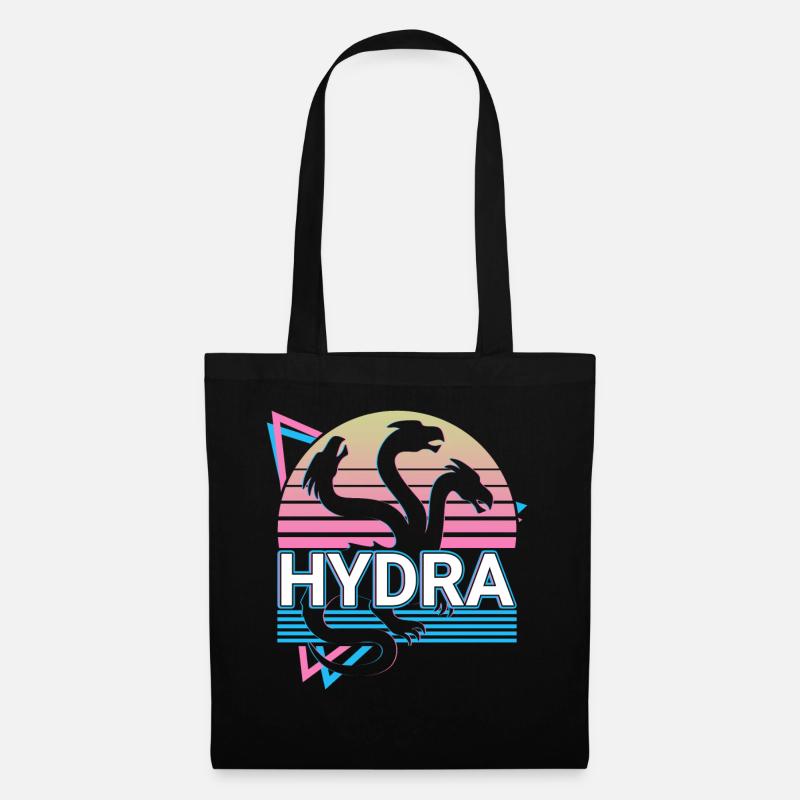 Hydra Antike griechische Mythologie Retro - Stoffbeutel - Schwarz