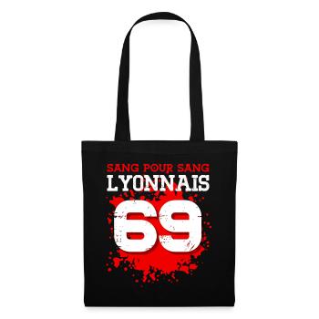 Sang pour Sang Lyonnais - Sac en tissu - noir - Devant
