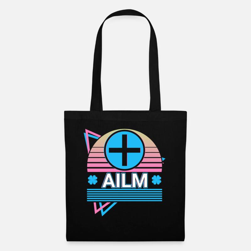 Ailm Celtic Symbol Celtic Mythology Retro - Tote Bag - black