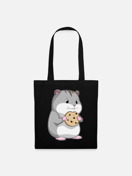 Hamster Cookie - Stoffbeutel - Schwarz