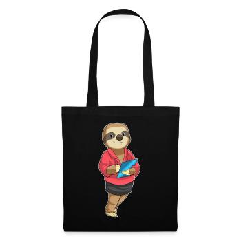 Sloth Secretary Document Office - Tote Bag - black - Front