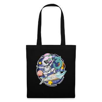 3ème anniversaire garçon - 3 ans - J’ai 3 ans - Sac en tissu - noir - Devant
