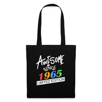 1965 - Né en 1965 - Fantastique depuis 1965 - Sac en tissu - noir - Devant