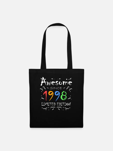 1998 - Jahrgang 1998 - Fantastisch seit 1998 - Stoffbeutel - Schwarz