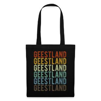 Geestland City Retro Vintage - Tote Bag - black - Front