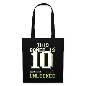 This Gamer Video Game Lover Gamer Age 10 - Stoffbeutel - Schwarz - Vorne