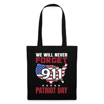 Patriot Day 9 11 USA Amerika - Stoffbeutel - Schwarz - Vorne