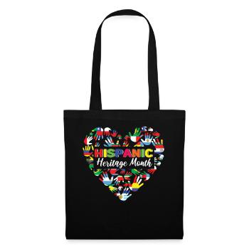 Hands Love Flags Hispanic Heritage Month - Tote Bag - black - Front