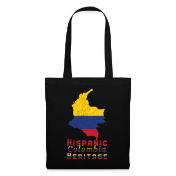 Mois du patrimoine hispanique colombien de Colombie - Sac en tissu - noir - Devant