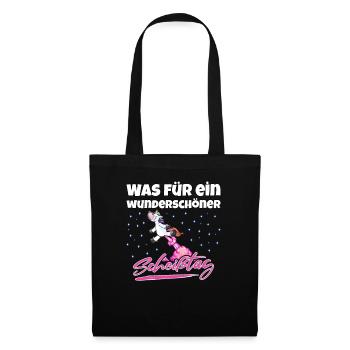Was für ein wunderschöner Scheisstag - Stoffbeutel - Schwarz - Vorne