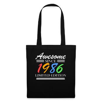 1986 - Born 1986 - Fantastic since 1986 - Tote Bag - black - Front