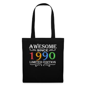 1990 - Born 1990 - Fantastic since 1990 - Tote Bag - black - Front