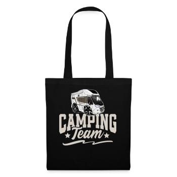 Camping Team Camper Campen - Tote Bag - black - Front
