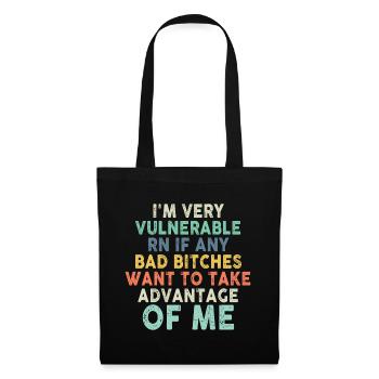 I'm Very Vulnerable RN - Tote Bag - black - Front