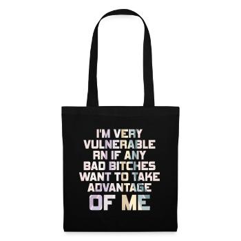 I'm Very Vulnerable RN - Tote Bag - black - Front