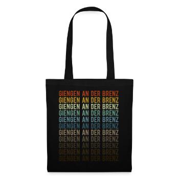 Giengen an der Brenz Stadt Retro Vintage - Tote Bag - black - Front