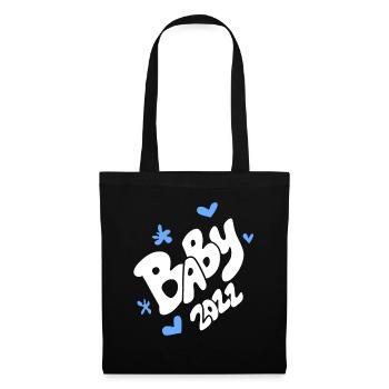 Bébé 2022 - Naissance Enceinte 2022 - Sac en tissu - noir - Devant
