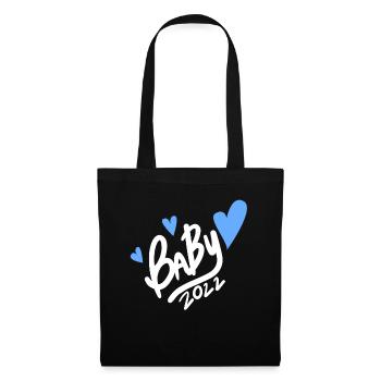 Bébé Jeune Fils 2022 - Naissance Enceinte 2022 - Sac en tissu - noir - Devant