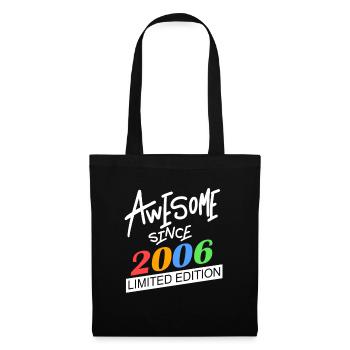 2006 - Jahrgang 2006 - Fantastisch seit 2006 - Stoffbeutel - Schwarz - Vorne