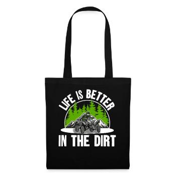 Quad ATV Offroad Quad Riders - Tote Bag - black - Front