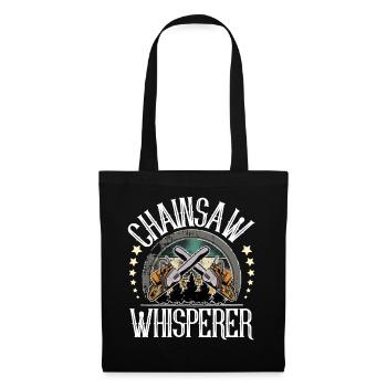 Lumberjack Tree Feller - Tote Bag - black - Front