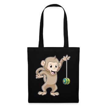 Monkey Yo-Yo - Tote Bag - black - Front