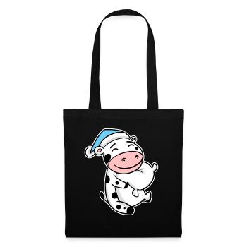 Cow Baby - Tote Bag - black - Front