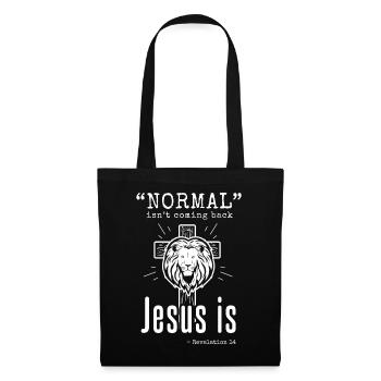 Lion Love Jesus Revelation Christian Pastor - Tote Bag - black - Front
