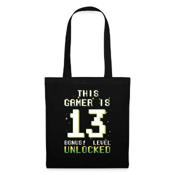 This Gamer Video Game Lover Gamer Age 13 - Stoffbeutel - Schwarz - Vorne