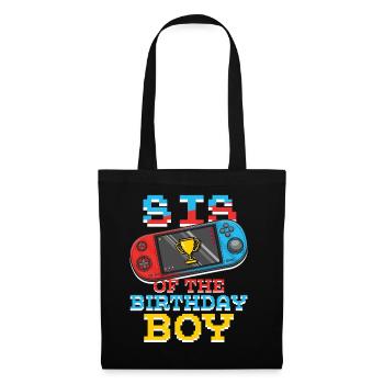Sis Of Gamer Video Game Lover Gamer - Stoffbeutel - Schwarz - Vorne
