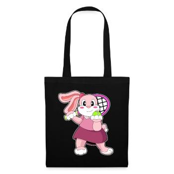Rabbit Tennis Rackets - Tote Bag - black - Front