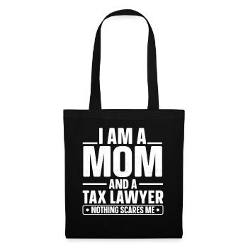 Rien ne me fait peur Maman Avocat fiscaliste Avocat - Sac en tissu - noir - Devant
