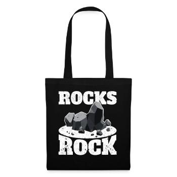 Funny Rock Hunting Geologist Rock Hunter - Tote Bag - black - Front