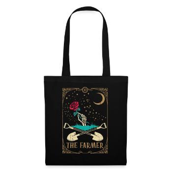 Rose Tarot Card Occult Club Gothic Farmer - Tote Bag - black - Front