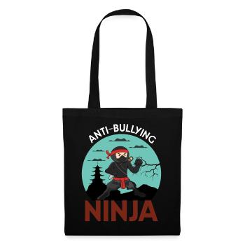 Anti Bullying Ninja Kindness Awareness Unity Day - Stoffbeutel - Schwarz - Vorne