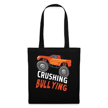 Truck Crushing Bullying Kind Kindness Unity Day - Stoffbeutel - Schwarz - Vorne