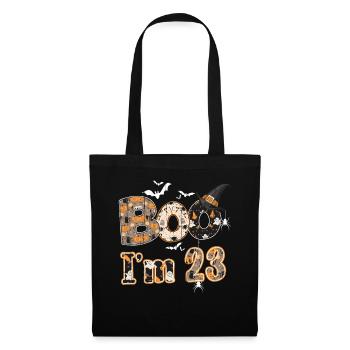 Halloween Pattern Ghost Creatures Birth Age 23 - Tote Bag - black - Front