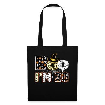 Halloween Pattern Spider Creatures Birth Age 20 - Tote Bag - black - Front