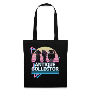 Collectionneur d’antiquités Antiquaire Rétro - Sac en tissu - noir - Devant