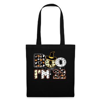 Halloween Pattern Spider Creatures Birth Age 22 - Tote Bag - black - Front