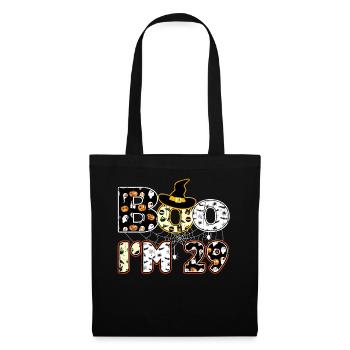 Halloween Pattern Spider Creatures Birth Age 29 - Tote Bag - black - Front