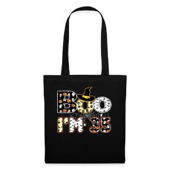 Halloween Pattern Spider Creatures Birth Age 35 - Tote Bag - black - Front