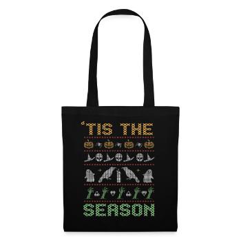Stitch Pattern Horror Creatures Season Halloween - Tote Bag - black - Front